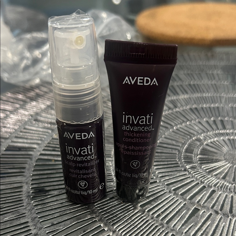 Aveda Invati Advanced Scalp Revitalizer and Conditioner Duo mini sizes NWT